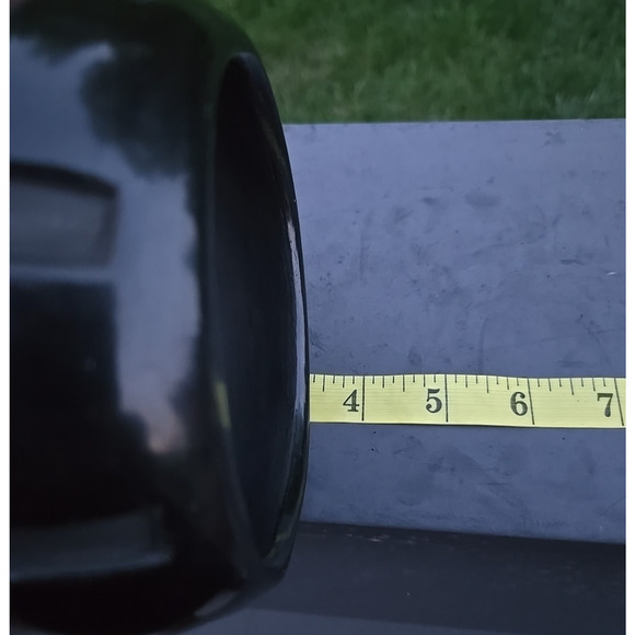 Santa Clara Pottery Blackware 3.5"h x 4-4.5"w Bowl Signed Christina Santa Clara - Picture 13 of 14